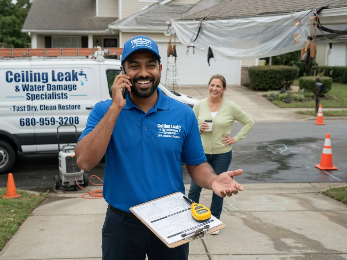 Ceiling Leak Cleanup Thurmont, MD FAQs